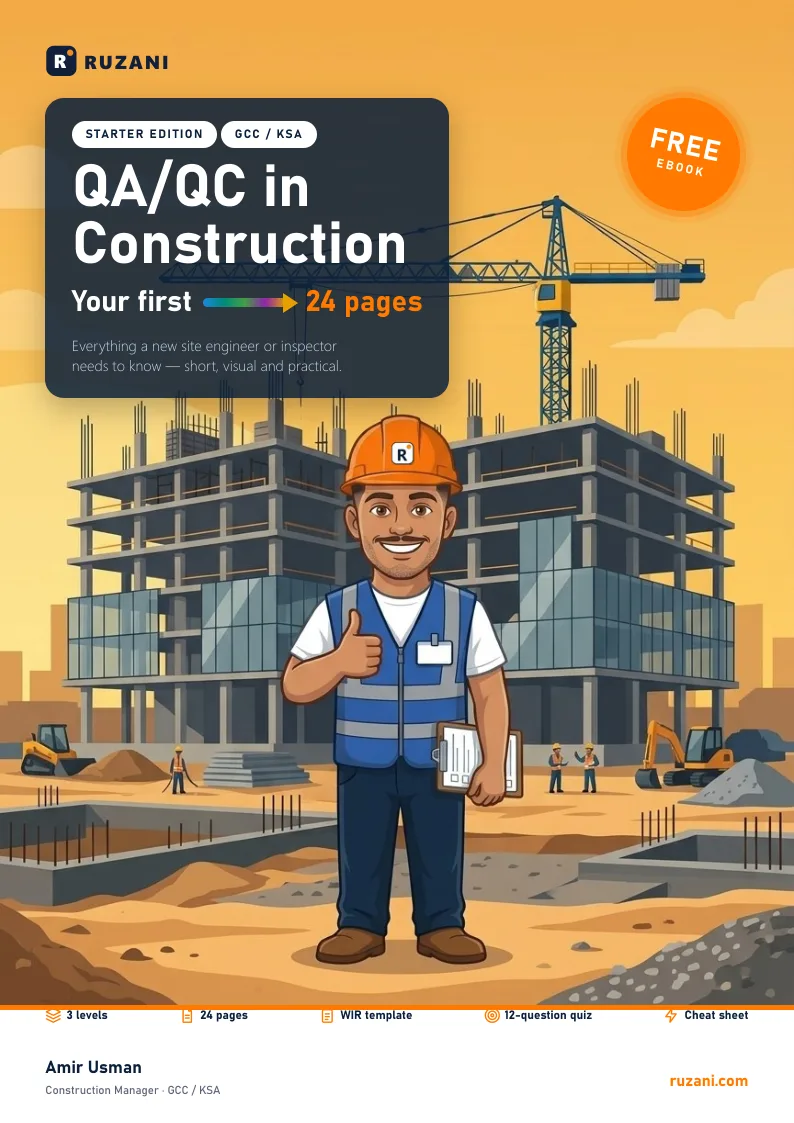 QA/QC in Construction ebook – Starter Edition cover